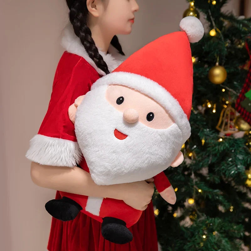 Snowman and Santa Holiday Dolls