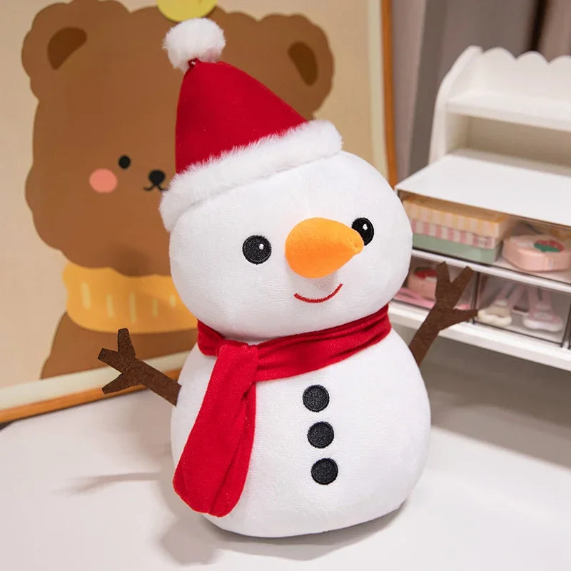 Snowman and Santa Holiday Dolls