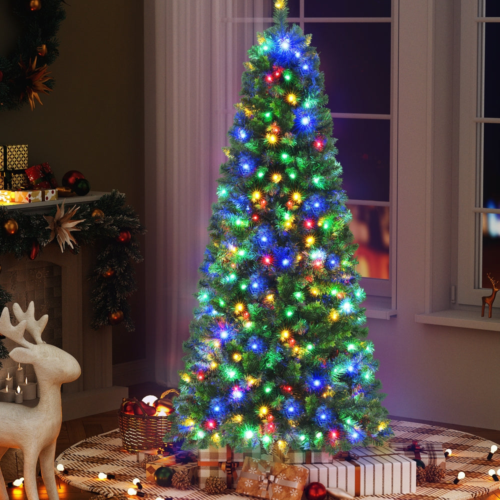 1.8M Pre-lit Multi-Color Christmas Tree