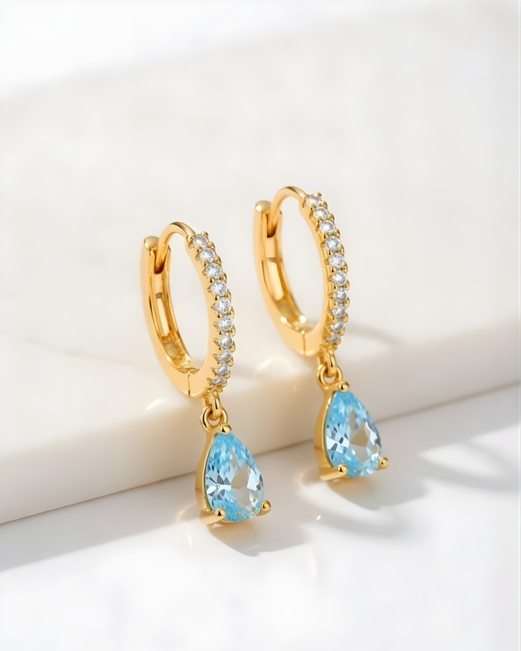 Birthstone Chandelier Earrings