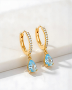 Birthstone Chandelier Earrings