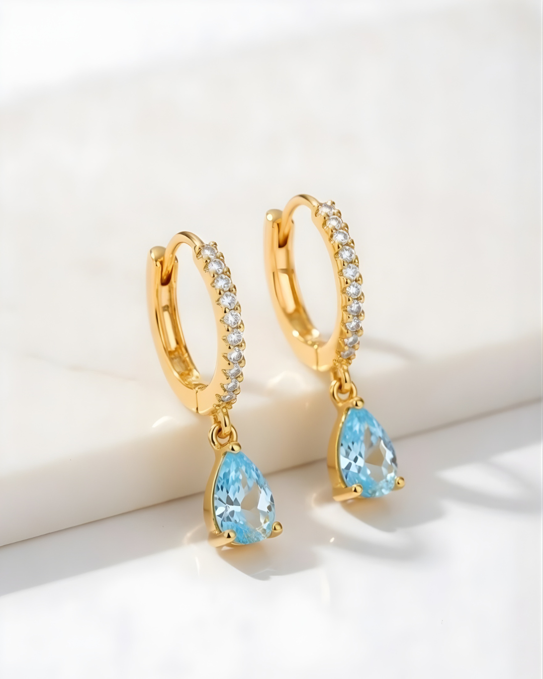 Birthstone Chandelier Earrings