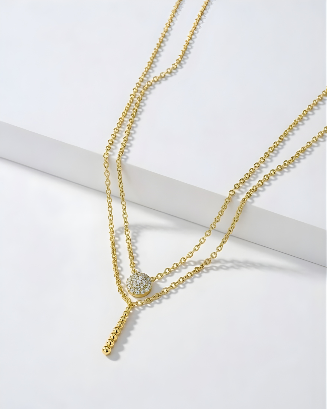 Classic solitaire neckalce