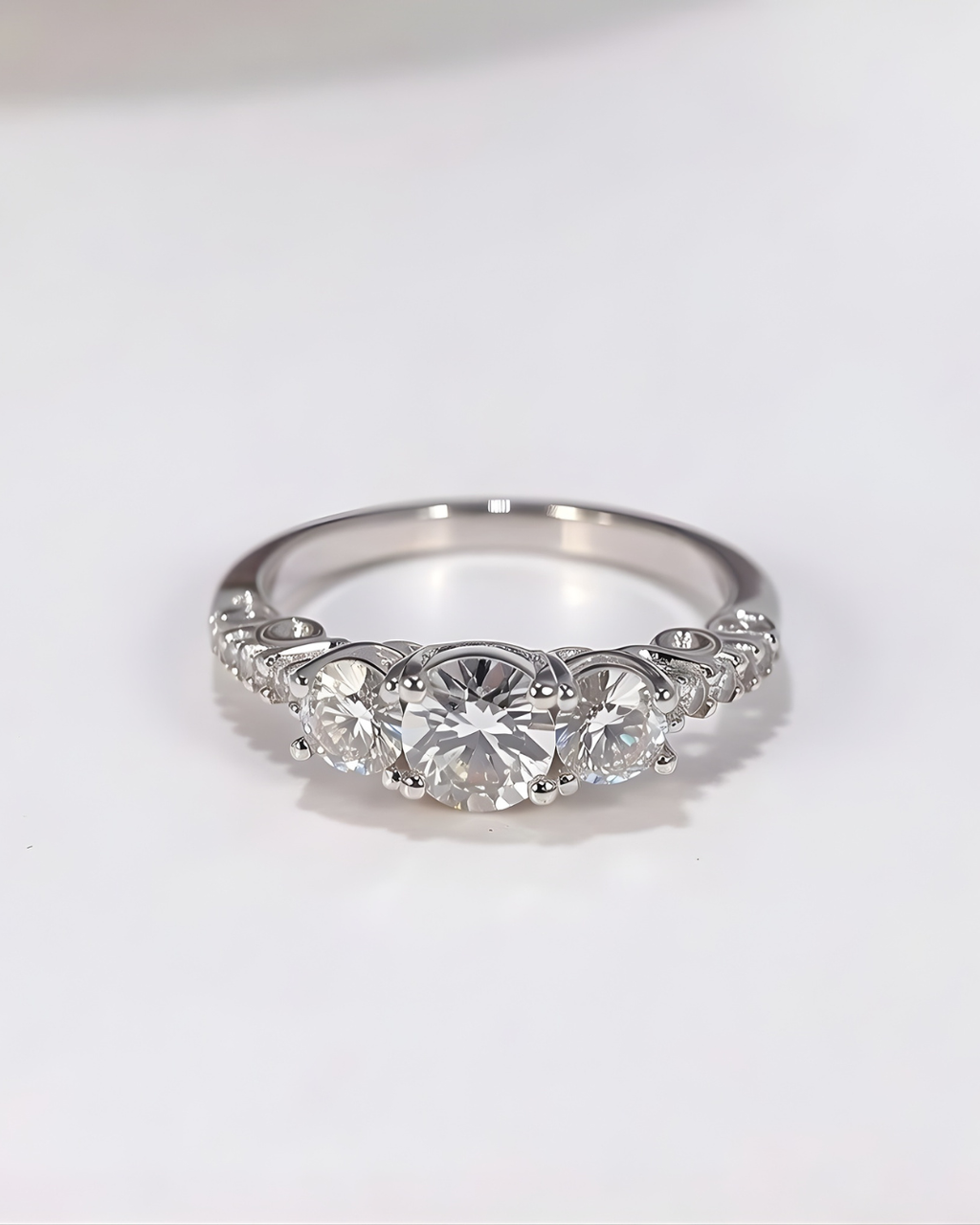 Classic Moissanite Ring