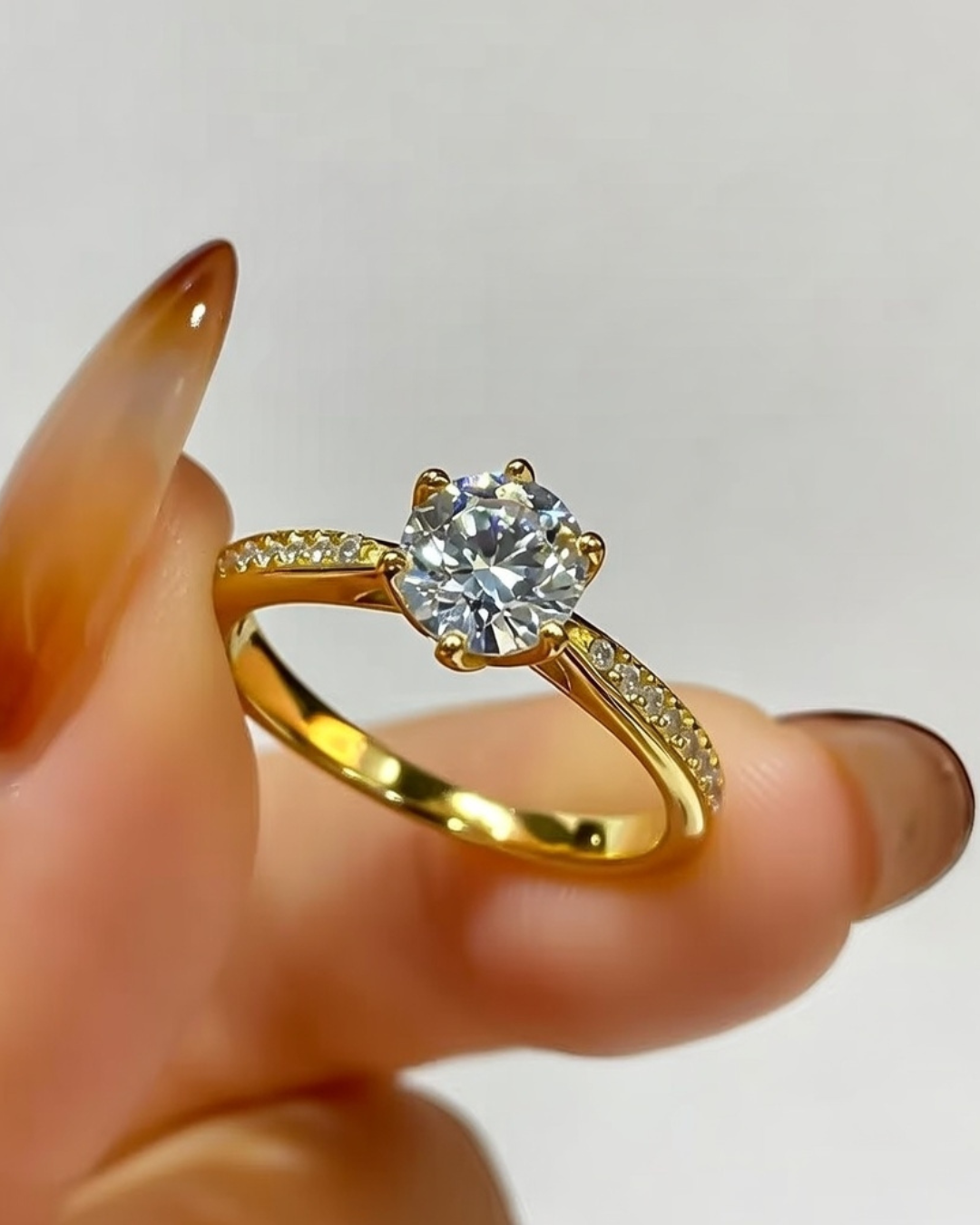 Timeless Moissanite Ring