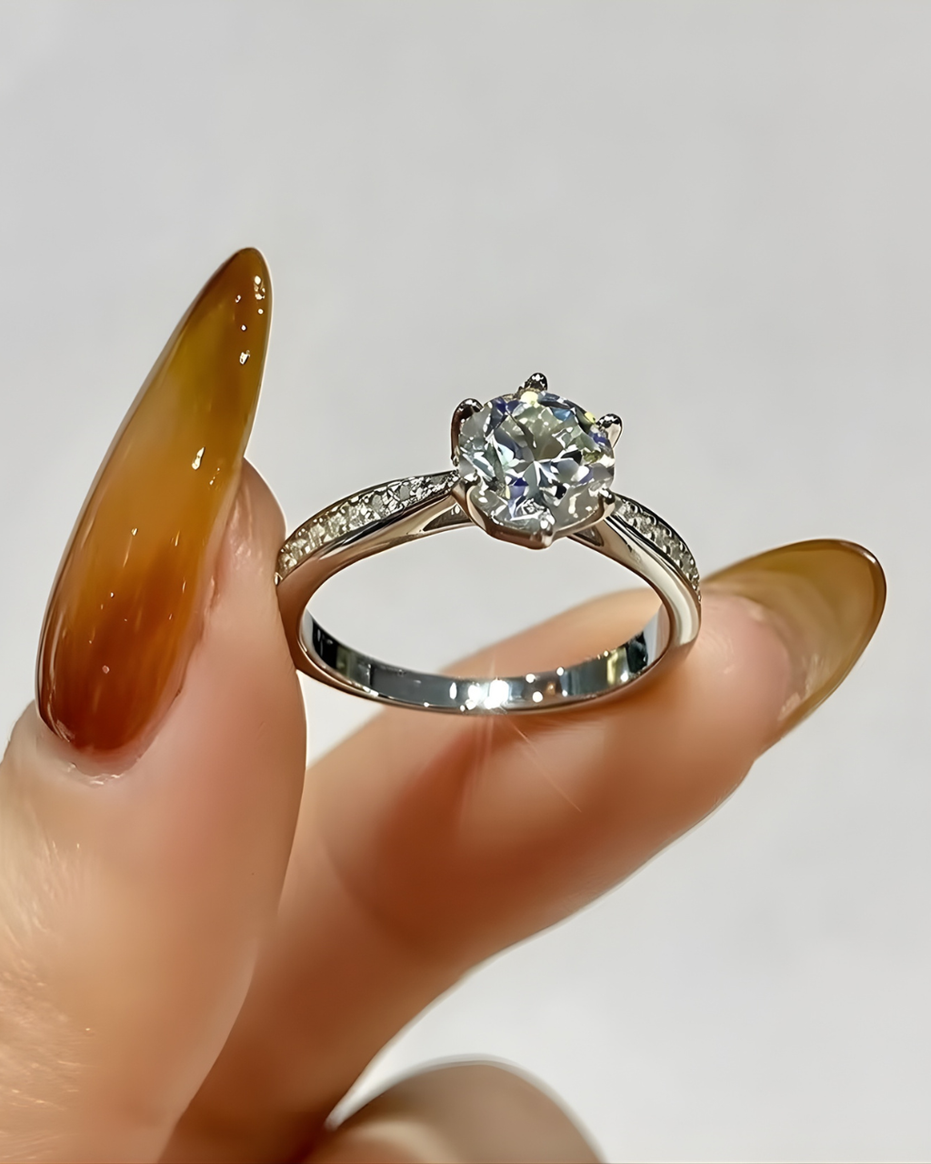 Timeless Moissanite Ring