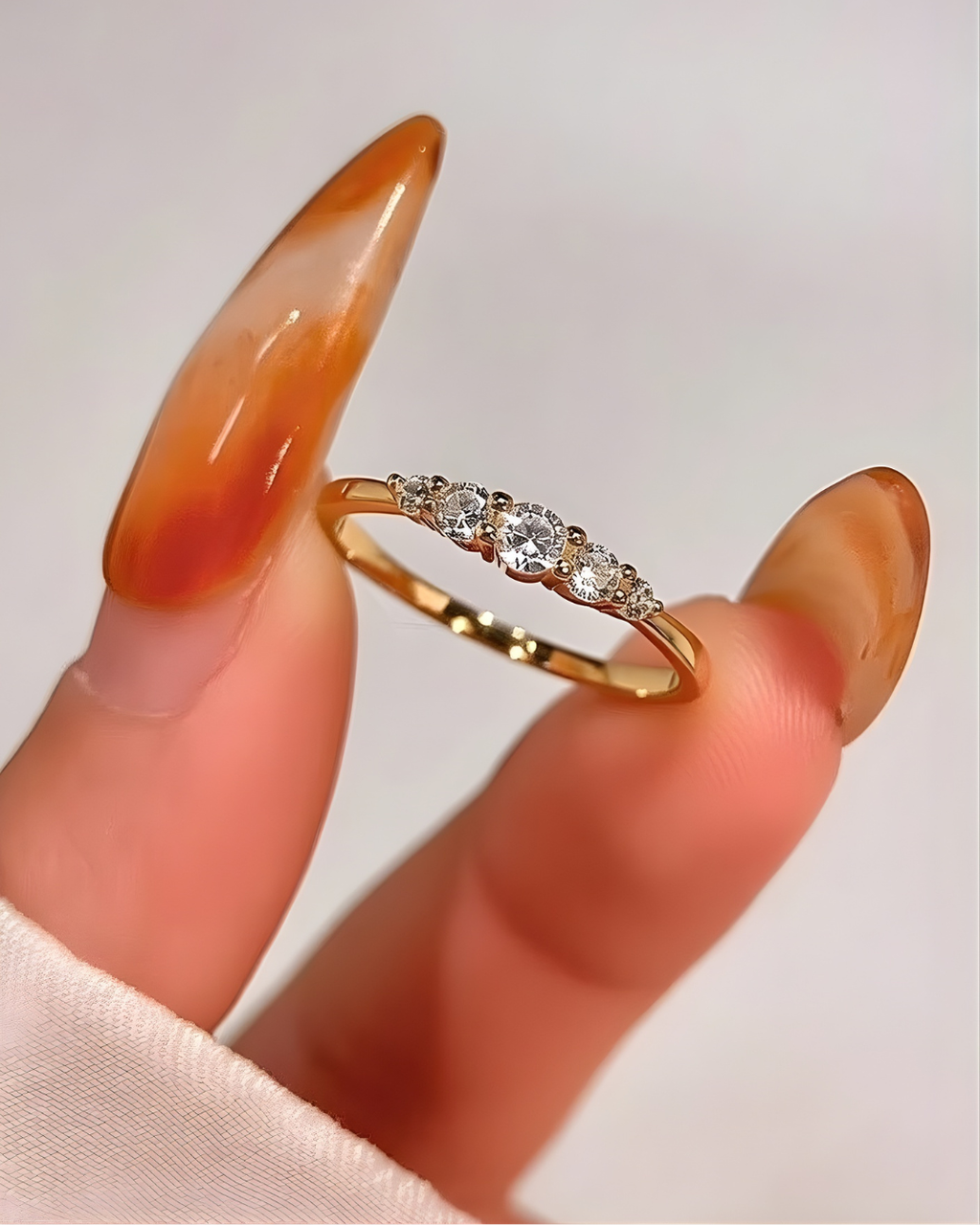 Classic 5 Gems ring