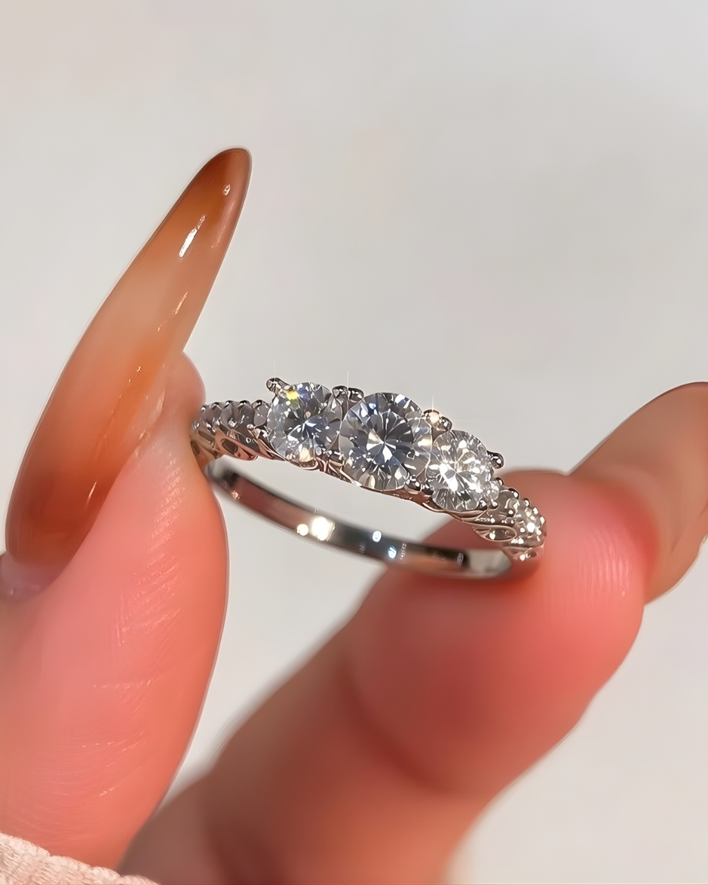 Classic Moissanite Ring