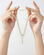 Classic solitaire neckalce