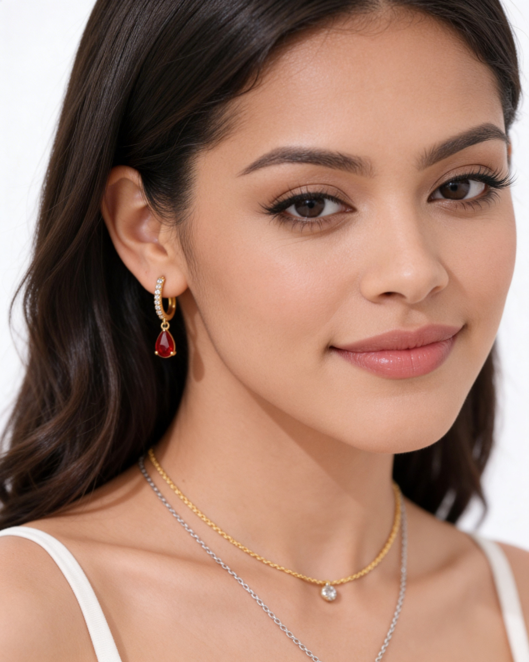 Birthstone Chandelier Earrings