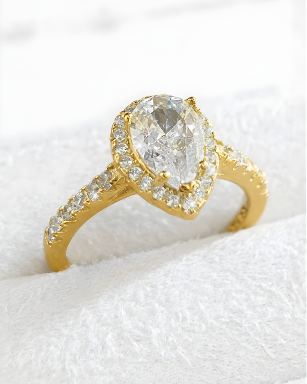 Royal Teardrop Ring