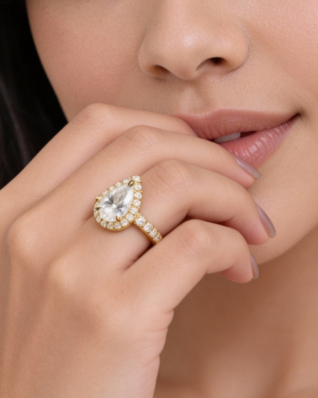Royal Teardrop Ring