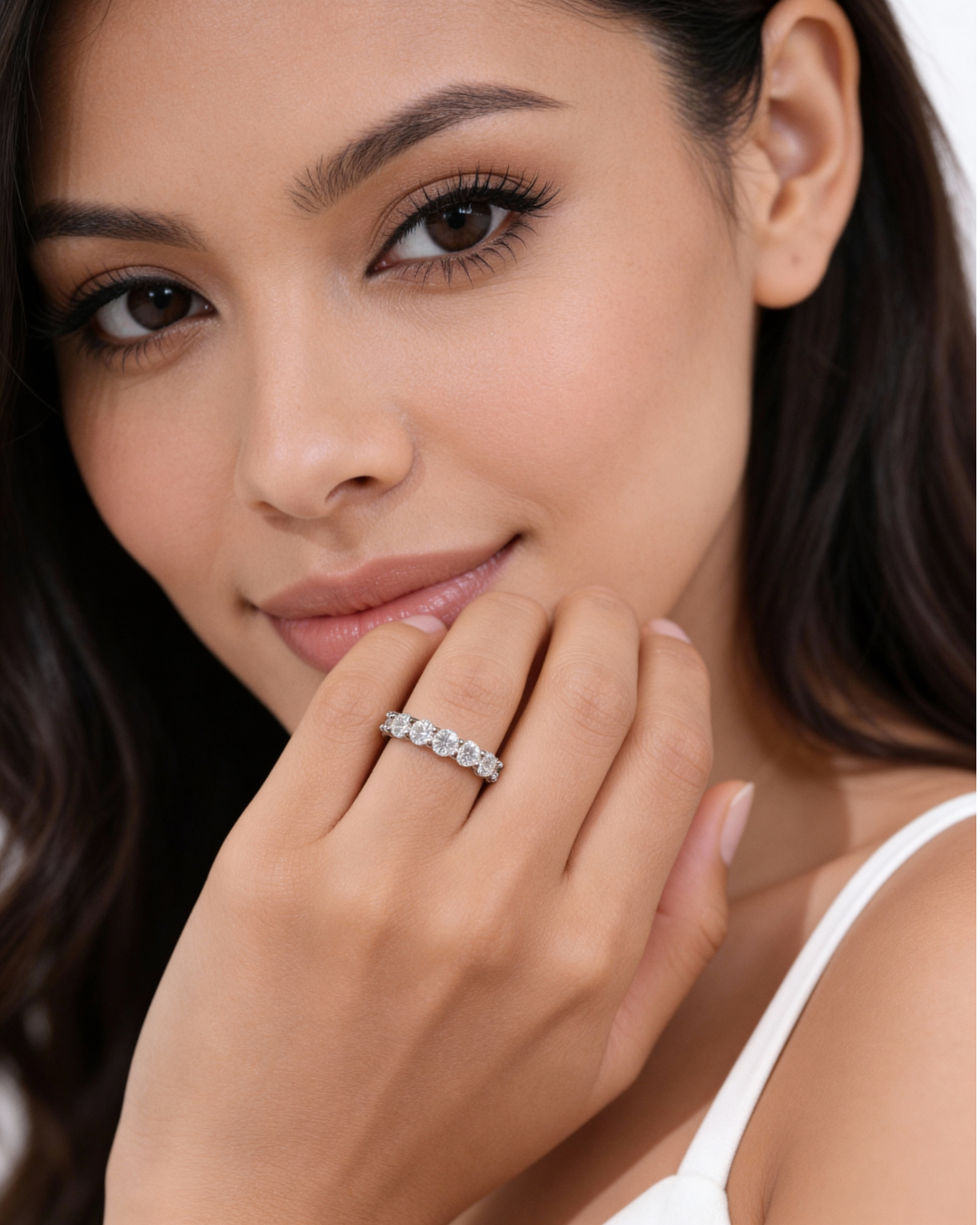 Seven Moissanite Stars Ring