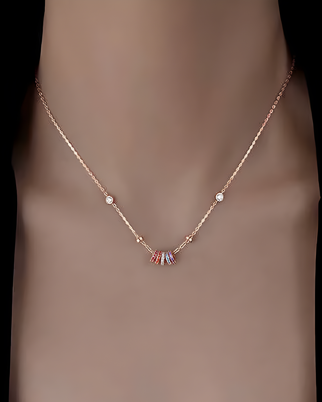 Celestial rings necklace