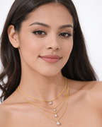 Serene golden drops necklace