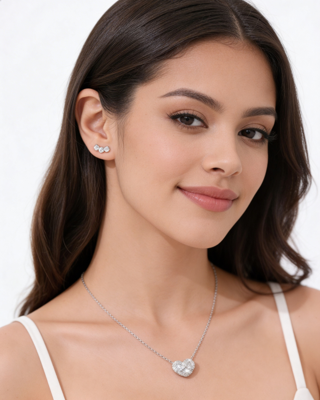 Pure Minimalist Moissanite Studs