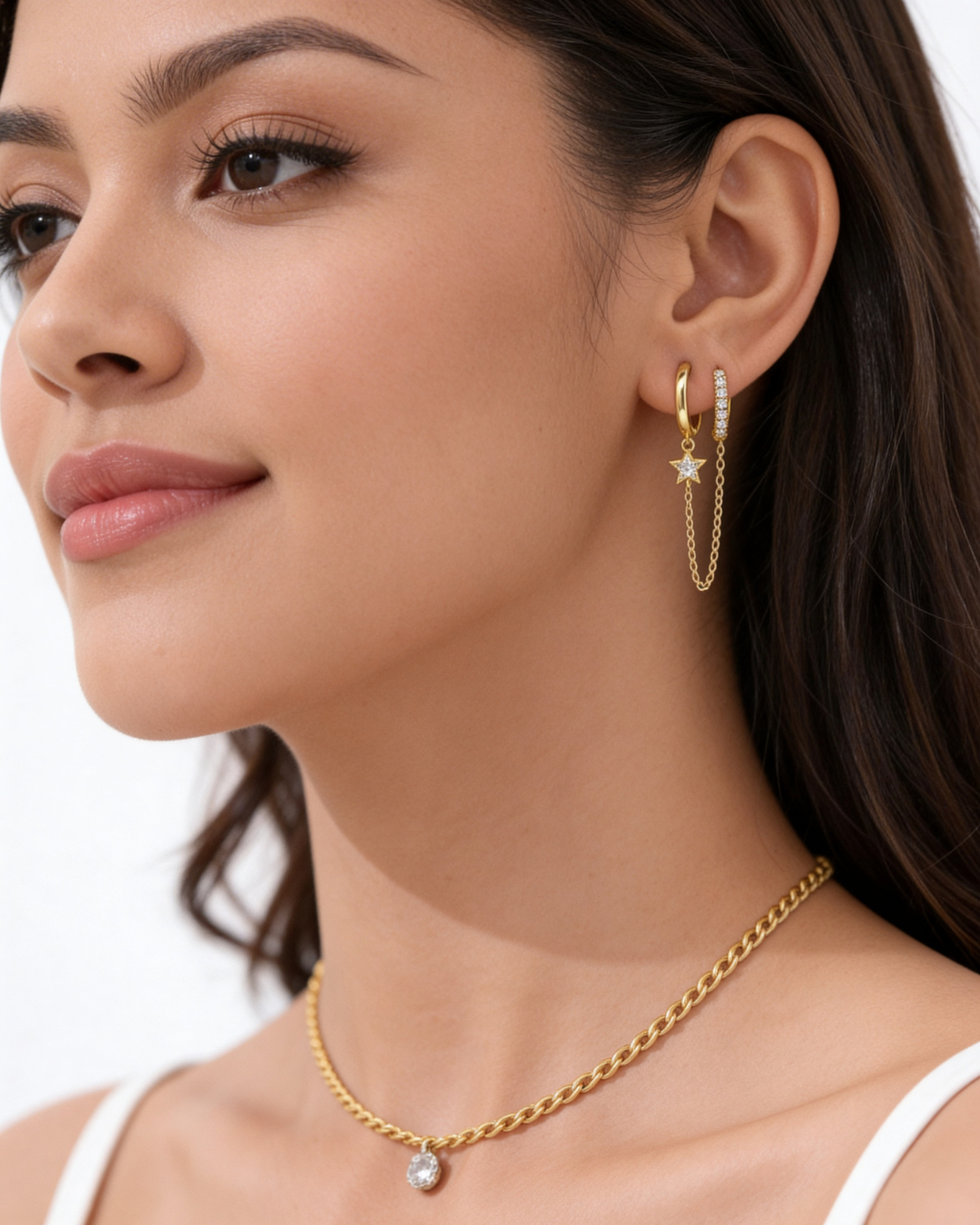 Shooting Star Double Earrings