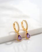 Birthstone Chandelier Earrings