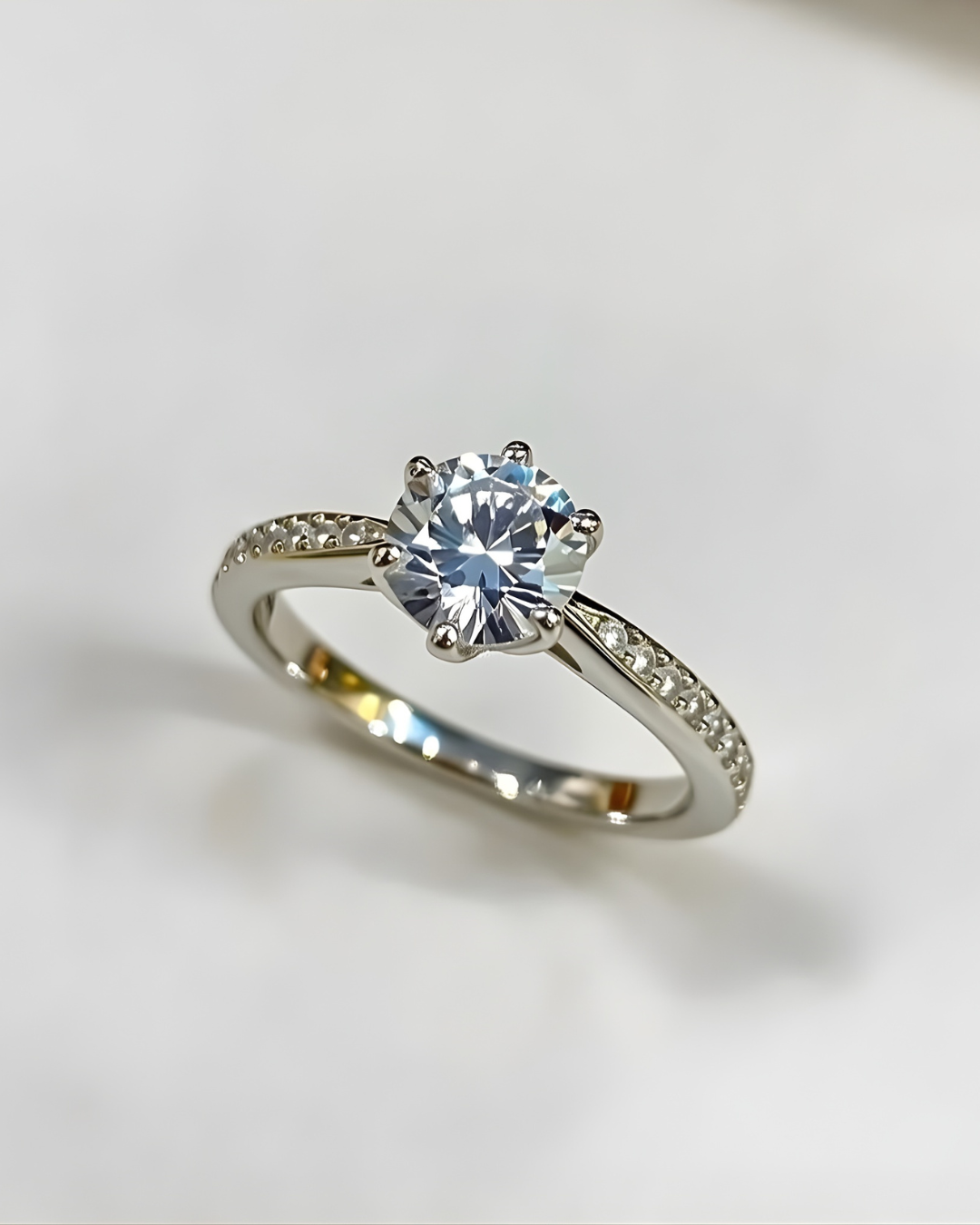 Timeless Moissanite Ring