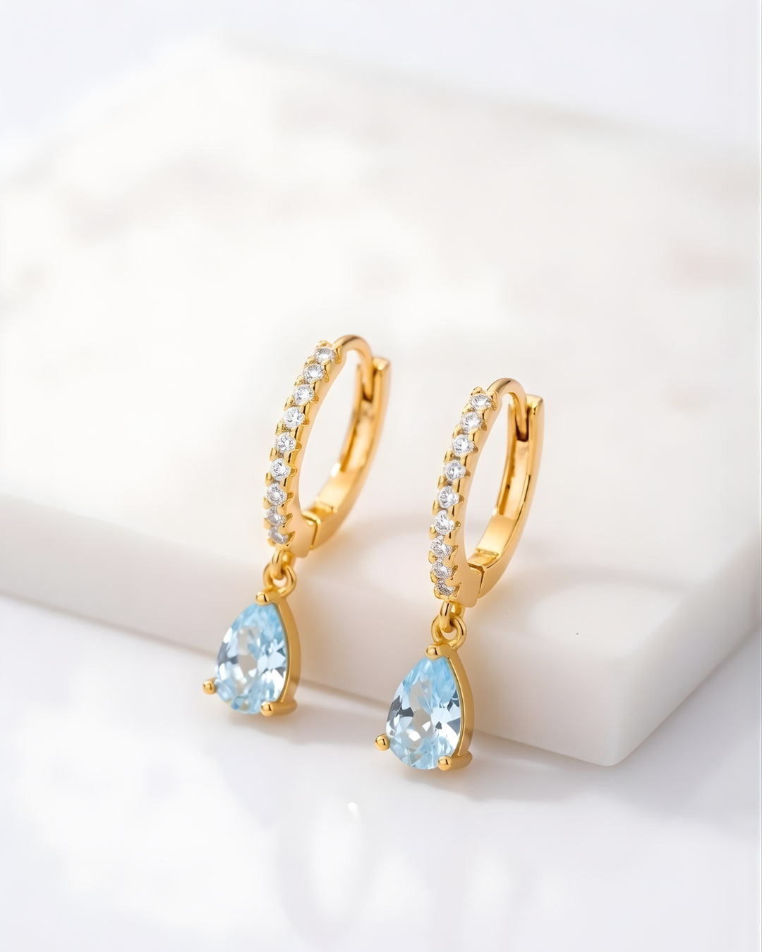 Birthstone Chandelier Earrings