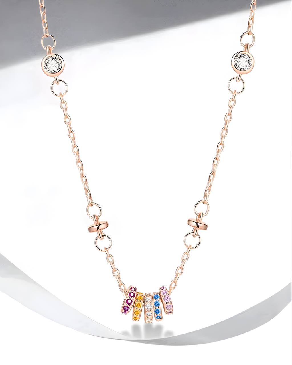 Celestial rings necklace