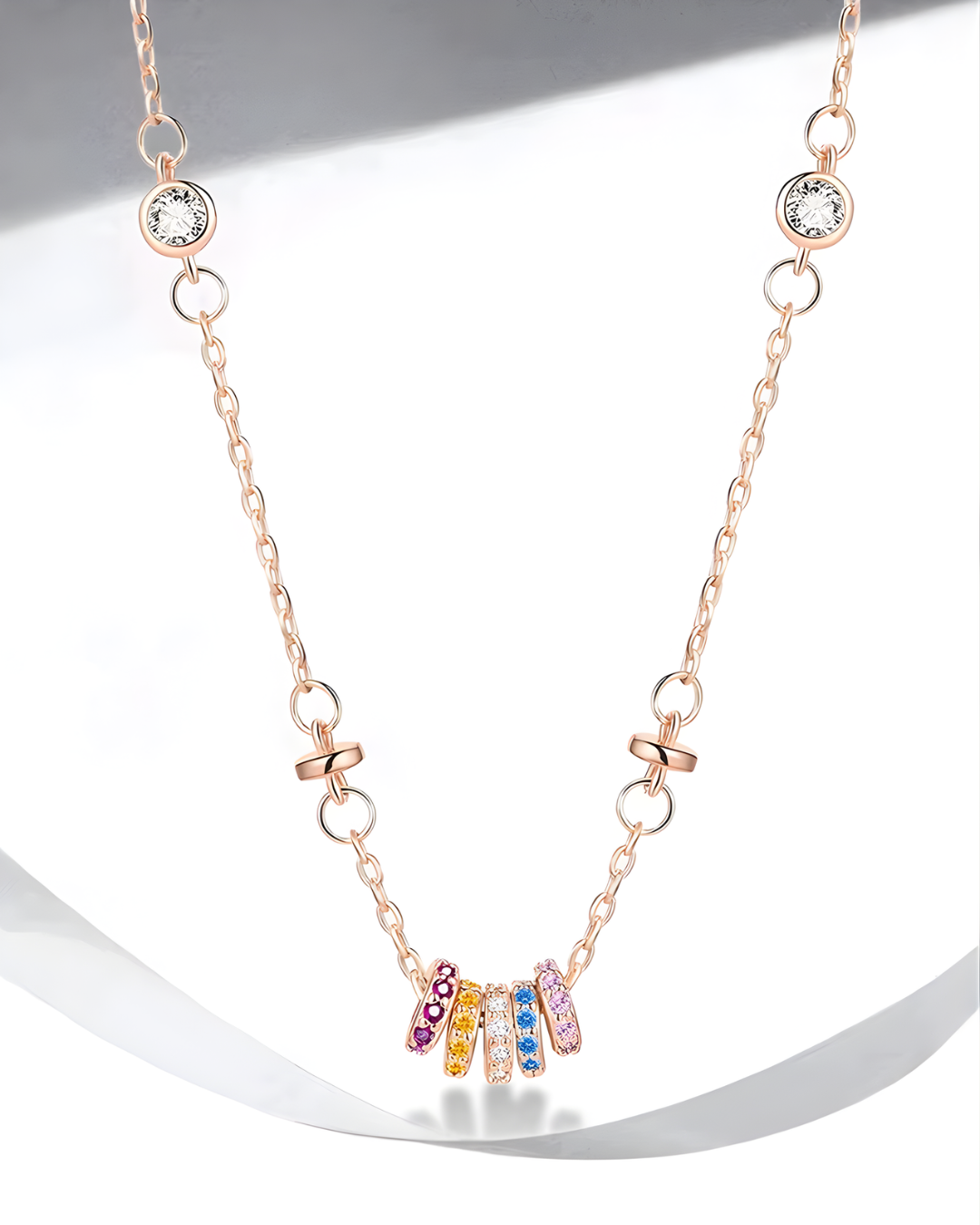 Celestial rings necklace