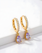 Birthstone Chandelier Earrings