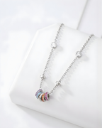 Celestial rings necklace