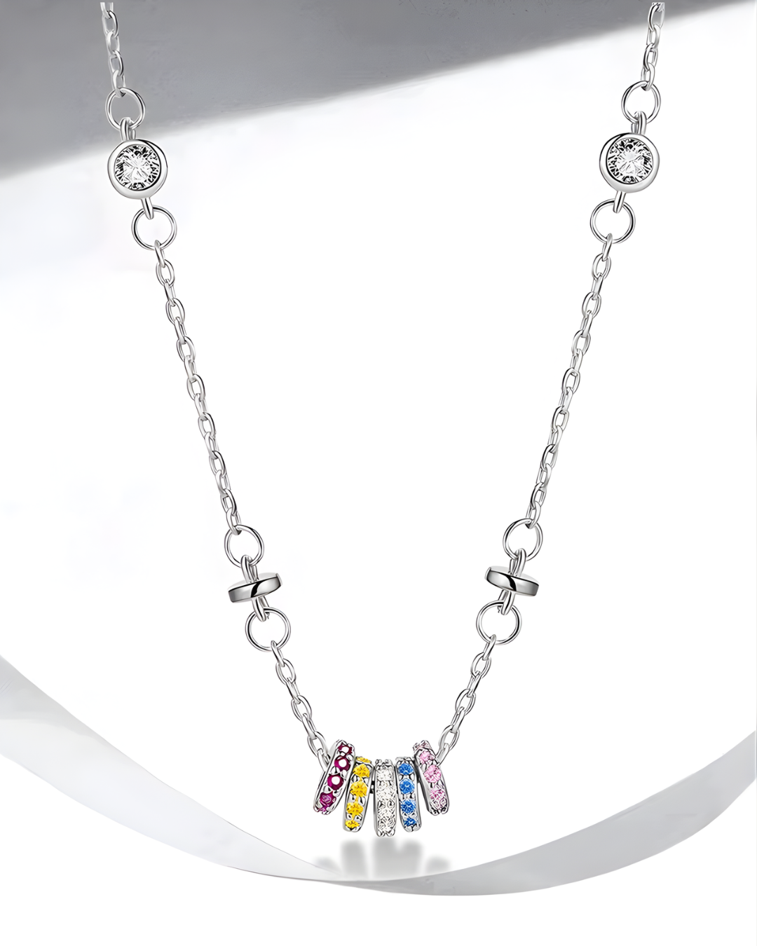 Celestial rings necklace