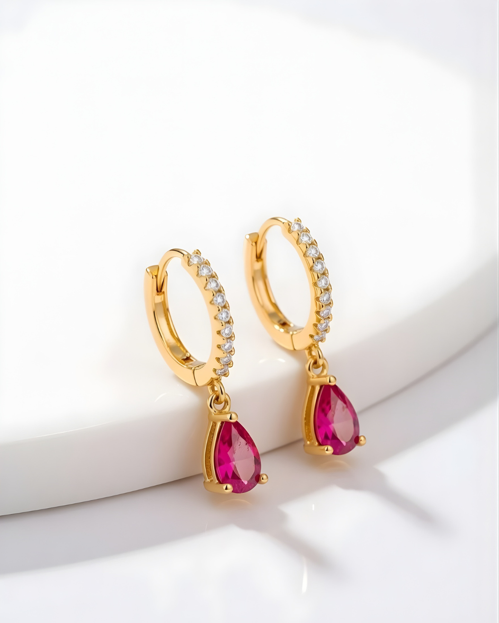 Birthstone Chandelier Earrings