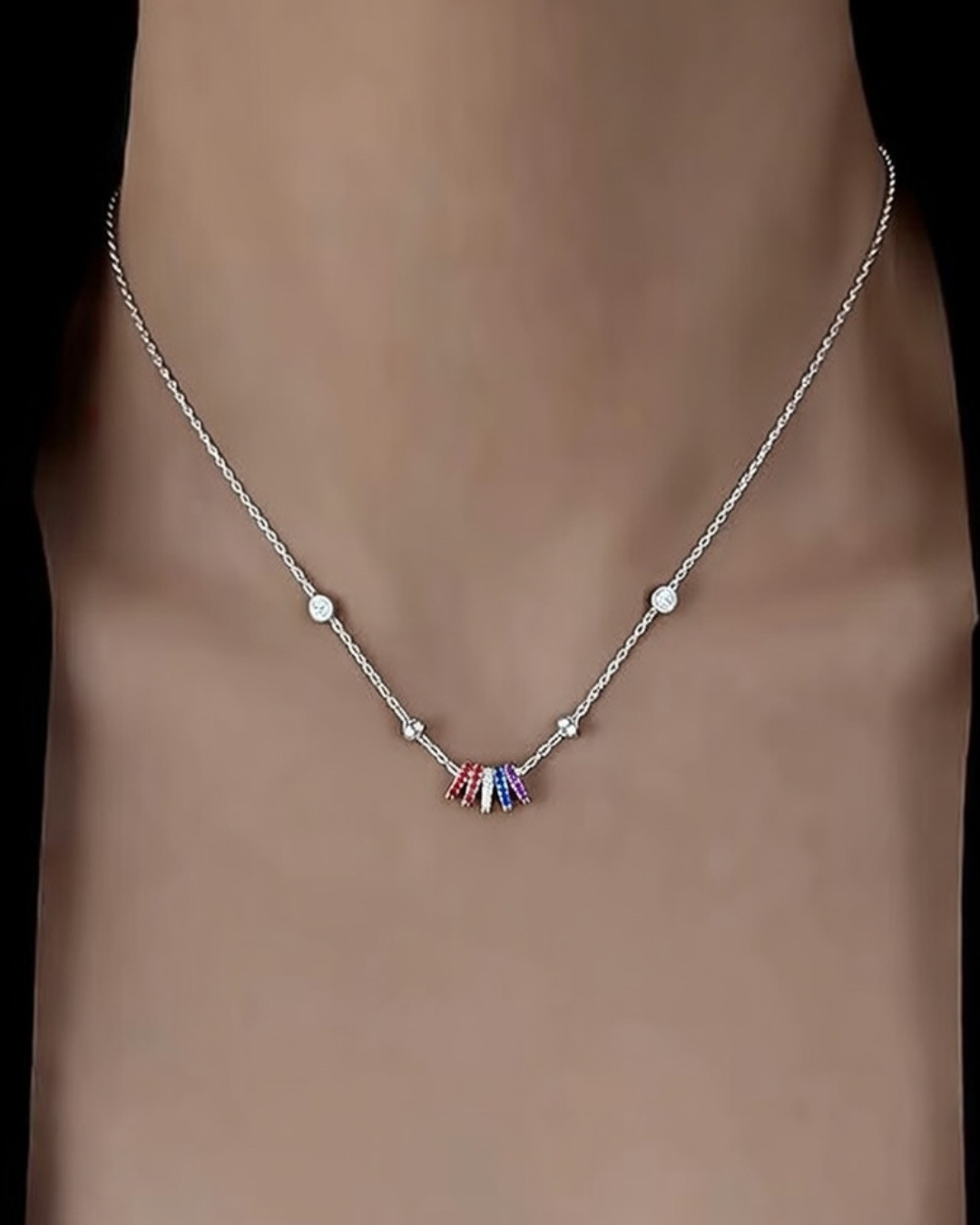 Celestial rings necklace