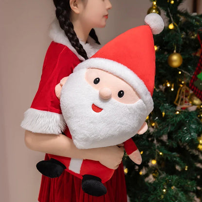 Snowman and Santa Holiday Dolls